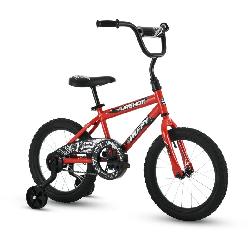 Huffy Upshot 12/16/20 Inch Boy's Bike for Kids, Multiple Color Options Available, Removable Training Wheels, BMX Design, Designed for Growth, Durable Construction, EZ Build Assembly