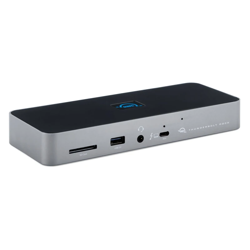 OWC 11-Port Thunderbolt Dock, 96W Charging, Single 8K Display or Dual 5K displays, 3 x Thunderbolt, 4 x USB, GbE, SD, Compatbile M1/M2 Macs, Thunderbolt 3 Macs, Thunderbolt 4 PCs, and USB-C Devices - Image 1