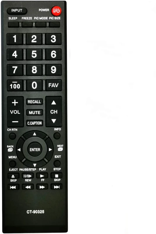 Universal Remote Control for Toshiba TVs Replacement Remote for All Toshiba LCD LED 3D HDTV 4K UHD Smart TV Remotes