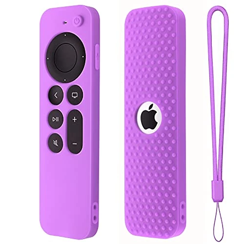 Hi Color Silicone Cover for Apple TV Siri Remote 3rd Gen - Lavender