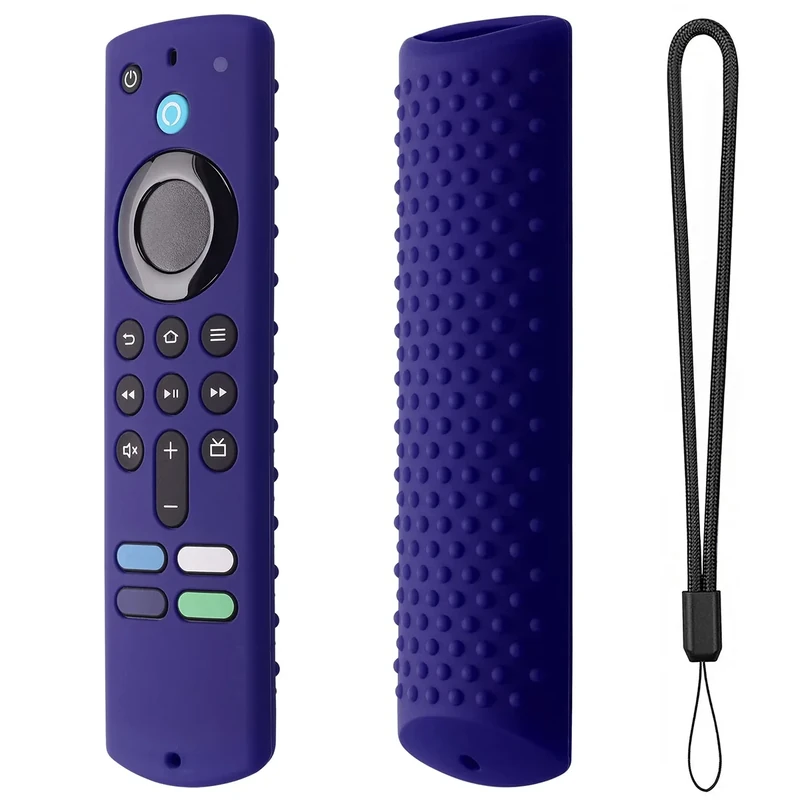 Hi Color Silicone Cover for 5.6" Fire TV Stick Remote - Anti Slip