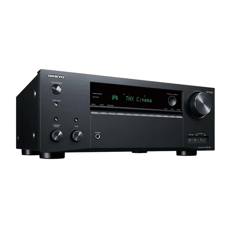 Onkyo TX-NR7100 9.2-Channel AV Receiver - 100 Watts Per Channel, Dirac Live Out of Box, Works with Sonos Certified, THX Certified and More