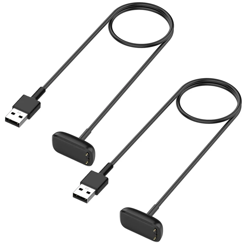 Kissmart Fitbit Charge 5/6/Luxe Charger - 2 Pack 3.3ft Cable