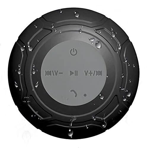 Annlend Waterproof Bluetooth Bath Speaker - 6H, Suction Cup, Mic