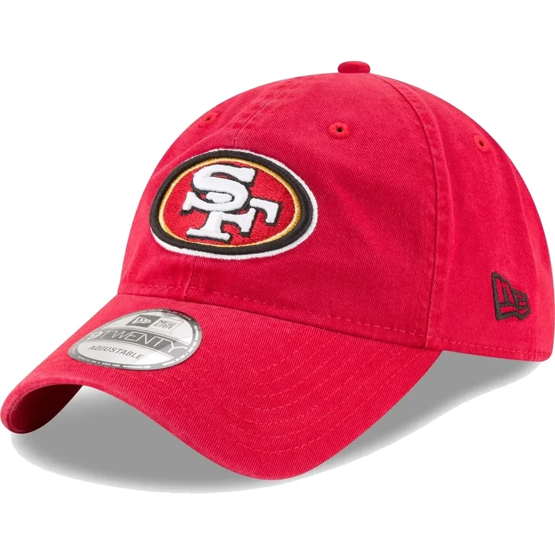 New Era NFL Core Classic 9TWENTY Adjustable Hat Cap One Size Fits All (San Francisco 49ers)