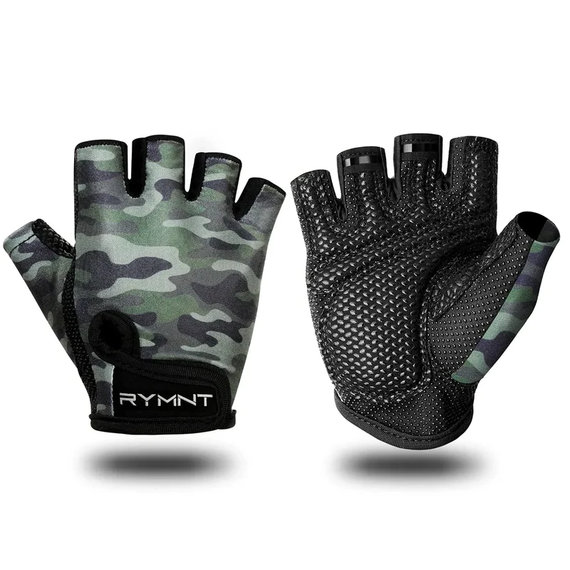 ZEROFIRE Workout Gloves for Women Men - Weight Lifting Gloves with Full Palm Protection & Extra Grip for Women Gym, Weightlifting, Weight Lift, Rowing, Exercise, Sport, Cycling.Camo Green-XSmall