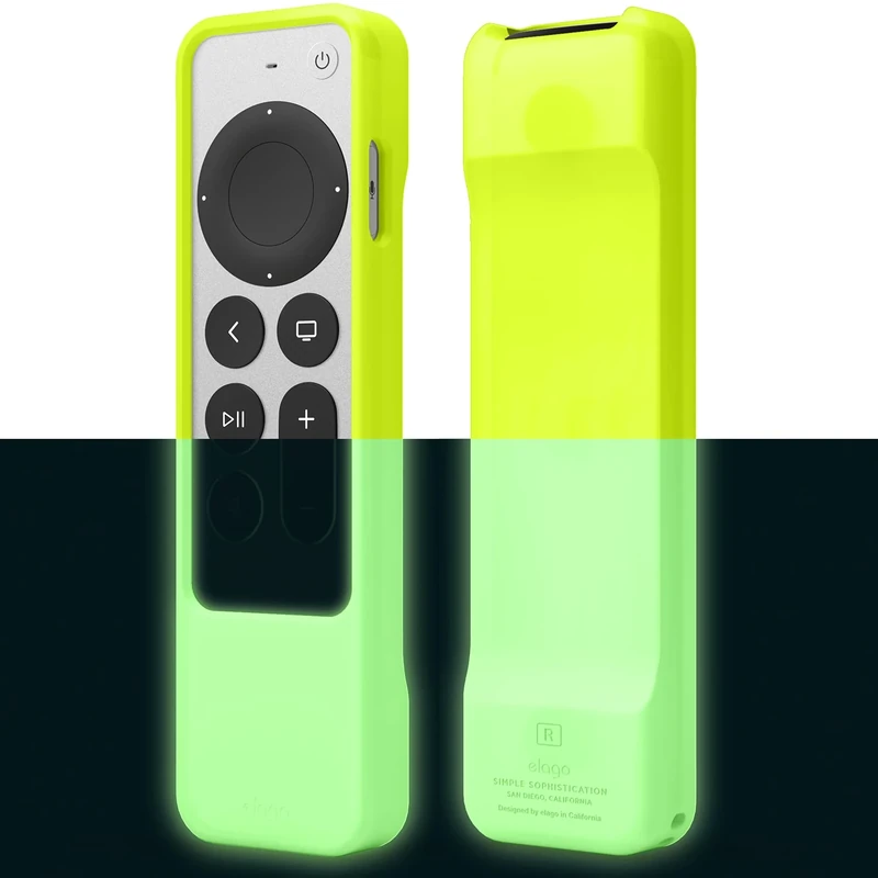 elago R1 Case for Apple TV Remote 3rd/2nd Gen - Neon Yellow