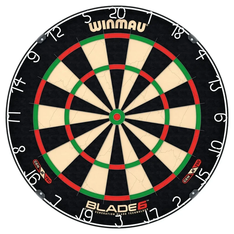 WINMAU Darts Blade 6 Professional Bristle Dartboard with Official Tournament Specifications | Endorsed by The PDC