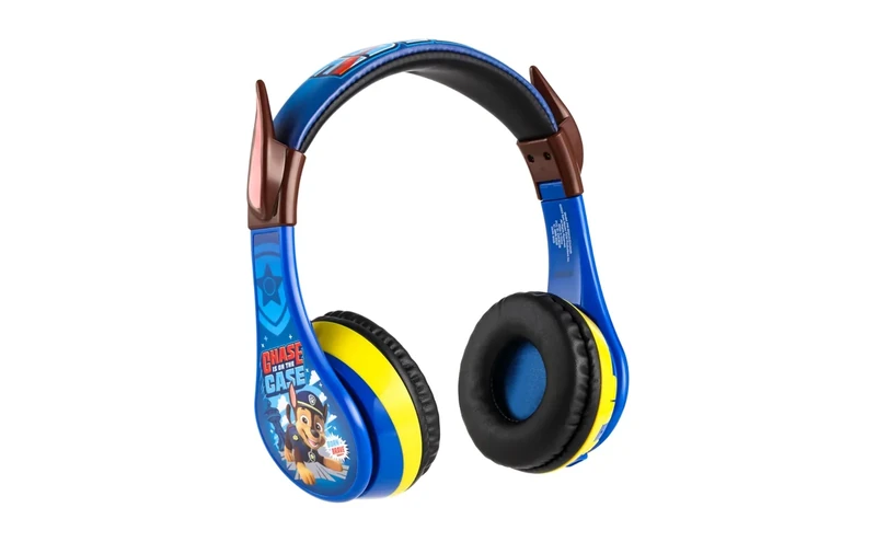 eKids Paw Patrol Bluetooth Headphones - Foldable Volume Reduced Mic
