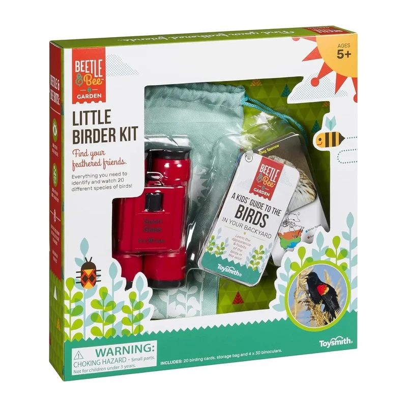 Beetle & Bee, Little Birder Set, Kids Backyard Bird Watching Set, FSC Certified, for Boys & Girls Age 5+ - Image 1