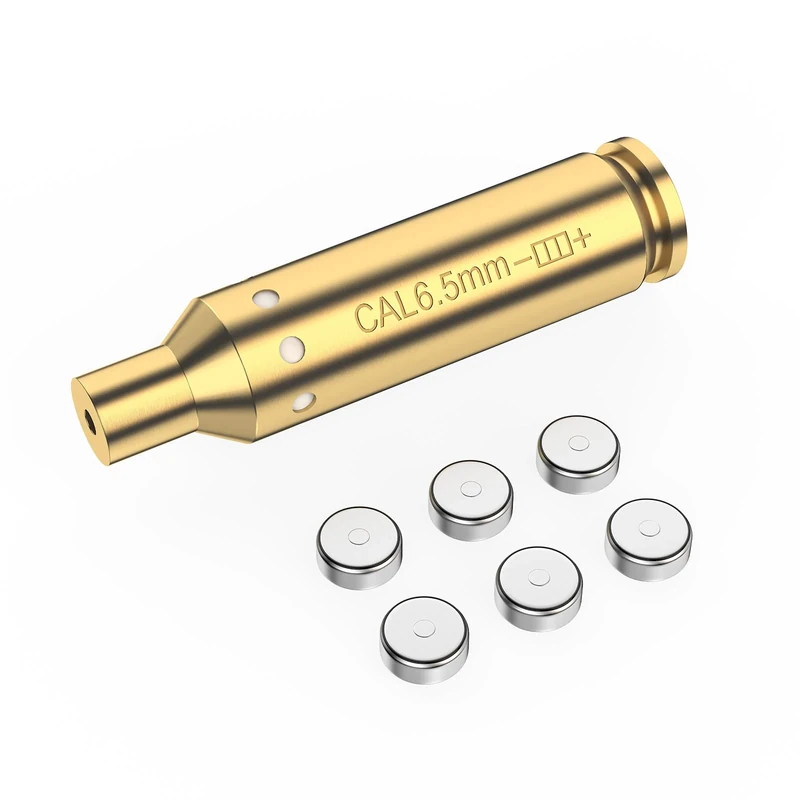 Tipfun Bore Sight for 6.5 Creedmoor Red Laser Bore Sighter Red Laser 6.5mm Cartridge Boresighter