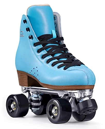 PAPAISON Roller Skates for Women and Men, Deluxe 2 Layer Microfiber Leather Double Row-Classic Roller Skates for Girls, Professional Outdoor Indoor Quad-Skates for Kids & Adults…