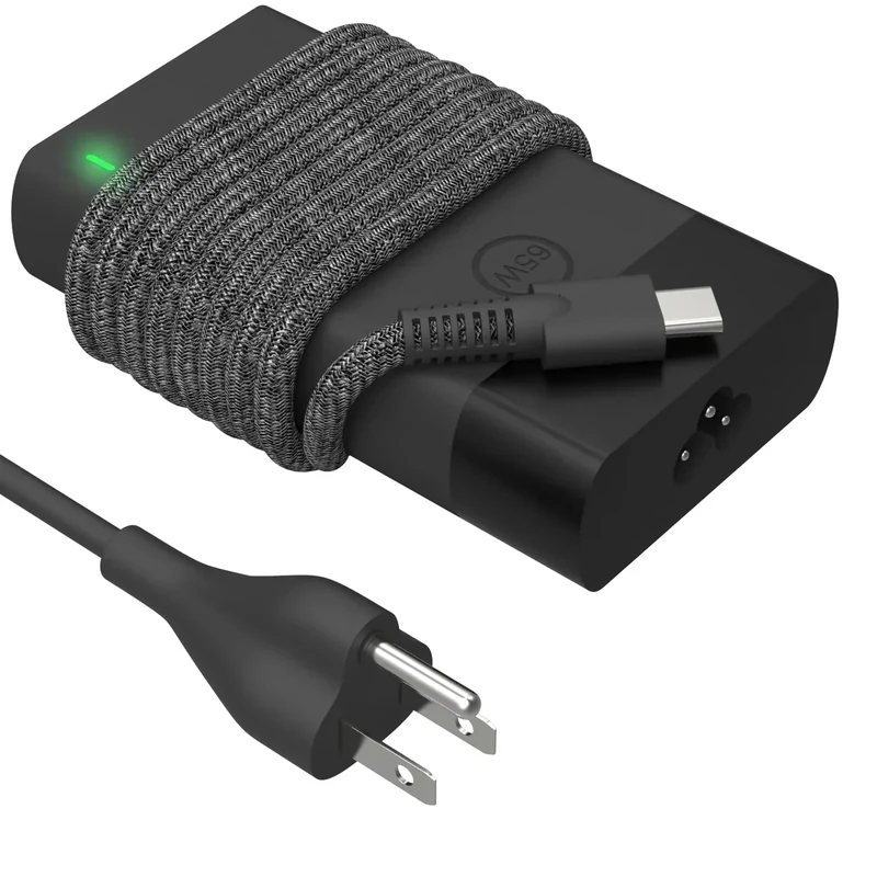 Universal 65W USB C Laptop Charger Compatible With HP Computer Envy/Elitebook/Spectre x360 2 Replacement,Chromebook USB-C Laptop Charger Type C Compatible With Lenovo/Dell/Acer/Asus/Samsung Power Cord