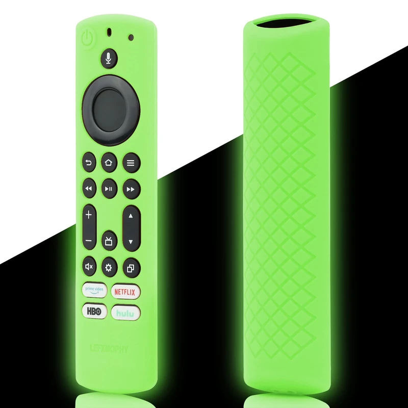 LEFXMOPHY 6.2" Remote Cover for Toshiba & Insignia - Glow Dark
