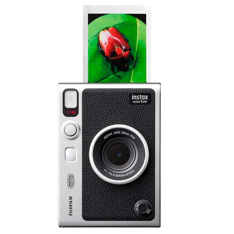 Fujifilm Instax Mini EVO Hybrid Camera - 100 Creative Modes, Bluetooth