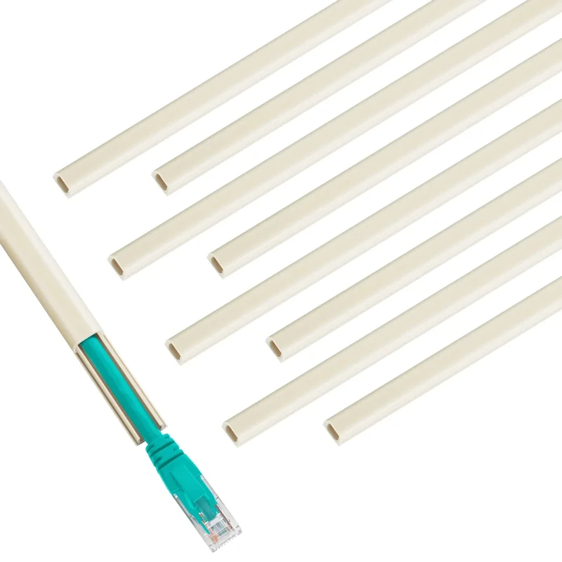 ZhiYo One Cord Cover Wall 153in Mini Wire Hider - Beige