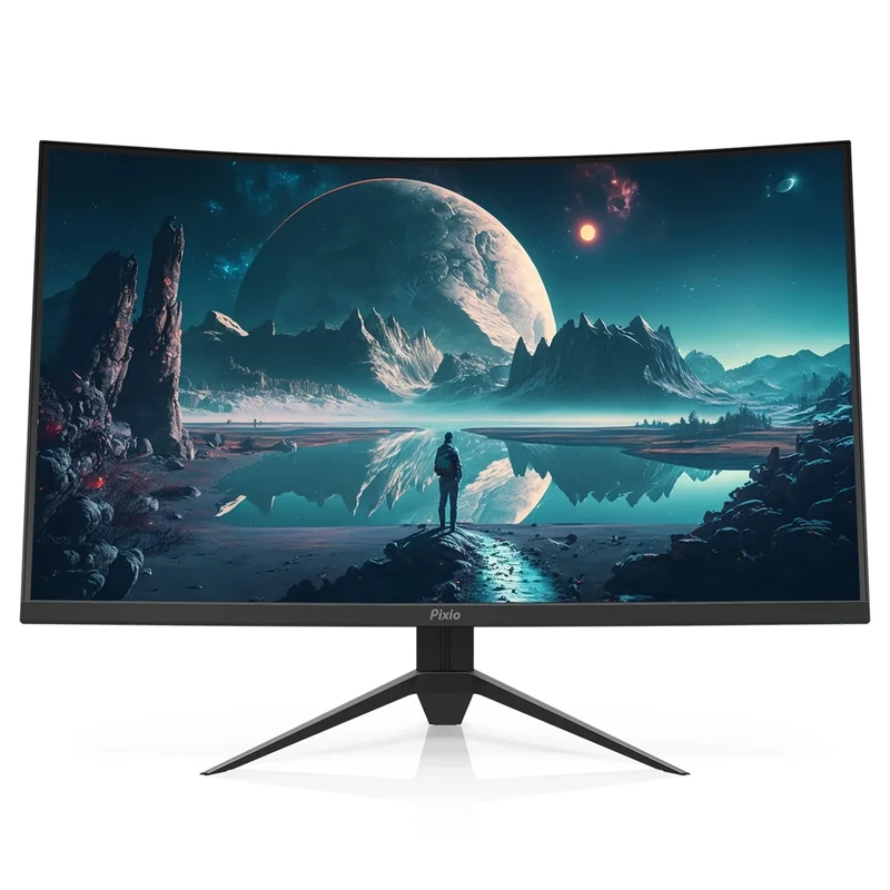 Pixio PXC279 27 inch 240Hz Refresh Rate 1500R Curve VA Panel 1ms MPRT Response Time FHD 1920 x 1080 Resolution DCI-P3 95% HDR Adaptive Sync Curved Gaming Monitor