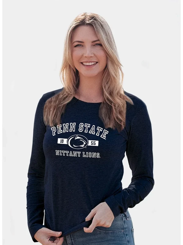 Penn State Nittany Lions Women's Long Sleeve T-Shirt Athletic Team Color, Medium - Image 1