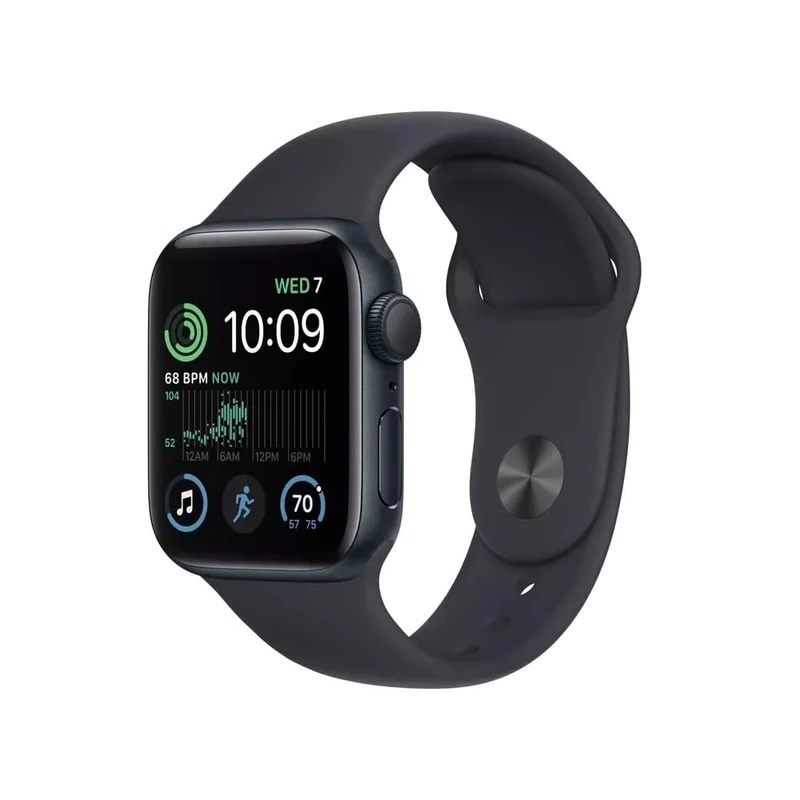 Apple Watch Series 7 GPS 45mm Midnight Aluminum Sport Band - Renewed
