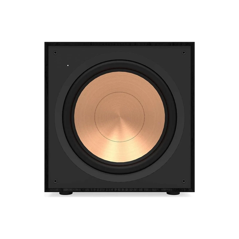Klipsch Reference R-121SW 12” Front-Firing Subwoofer with revamped Spun-Copper thermoformed crystalline Polymer woofers and an All-Digital Amplifier for Premium Sound in Black
