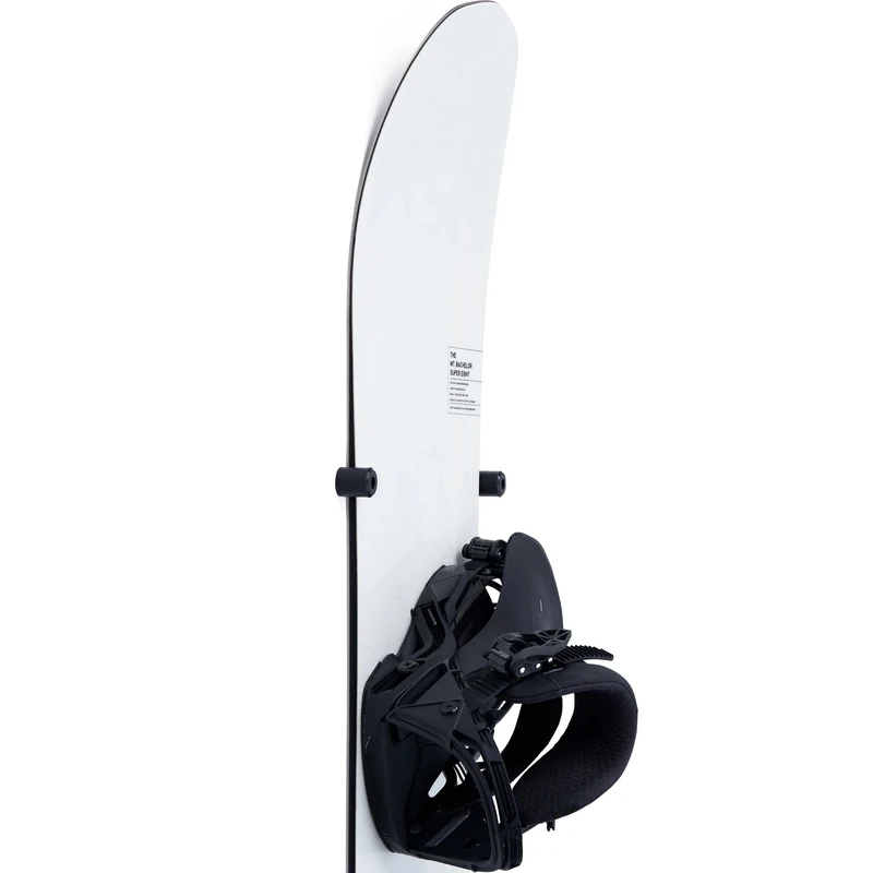 Arkorus [NEW] (4 PCS) Snowboard Wall Mount Storage – Damage-Free Snowboards Hanger, Modern Floating Vertical Rack, Clip Hook Holder to Securely Store, Hang and Display Snow Boards, Gear Organizer