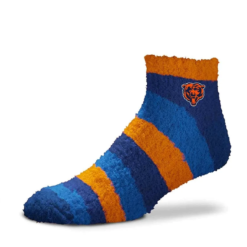 For Bare Feet NFL Super Cozy Sleep Soft Sock, Chicago Bears, OSFM