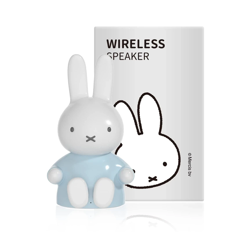 MIPOW Miffy Bluetooth Speaker - Lite Blue, 40H Playtime, Dual Pairing - Image 1