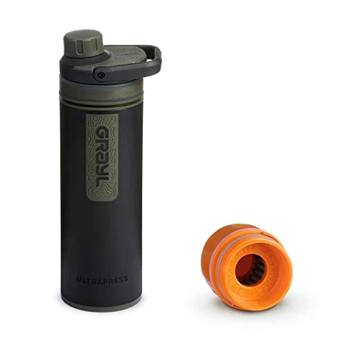 GRAYL ULTRAPRESS BUNDLE Water Purifier [+ Filter + Additional Filter] Bottle : Filter Bundle : Camp Black