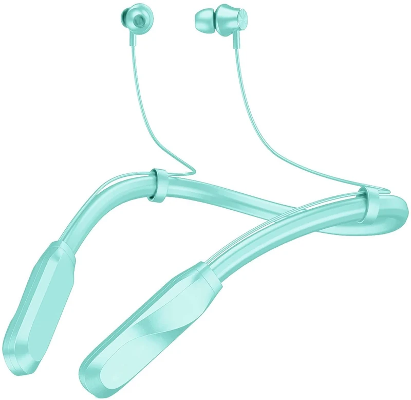 Nepartak 200-Hour Playtime Neckband Bluetooth Earphones, Hi-Fi Sound, Comfortable Fit, Perfect for Sports & Commuting