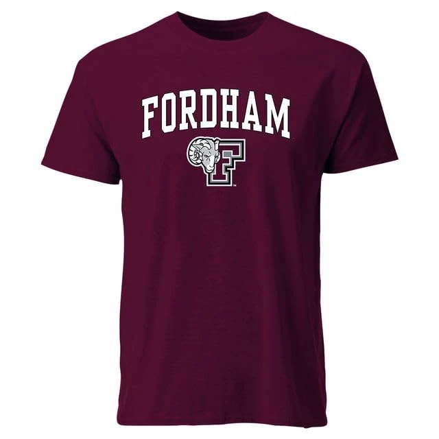 Barnesmith Fordham University Rams Short-Sleeve T-Shirt, Spirit, Maroon, XX-Large