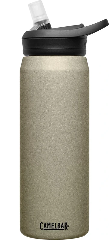 CamelBak Eddy+ Insulated Stainless Steel Bite Valve Straw Water Bottle Dune, 25oz