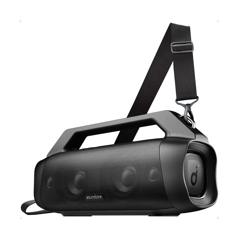 Soundcore Anker Motion Boom Plus IP67 Outdoor Speaker with 80W Stereo Sound, Black