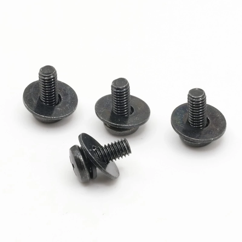 ReplacementScrews VESA Compatible M4 10mm TV/Monitor Wall Mount Screws for 75x75mm and 100x100mm Brackets. Metric Screws & Washers for Mounting Any TV/Monitor Brand.