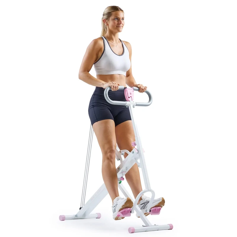 Sunny Health & Fitness Upright Row-N-Ride® Exerciser in Pink – P2100