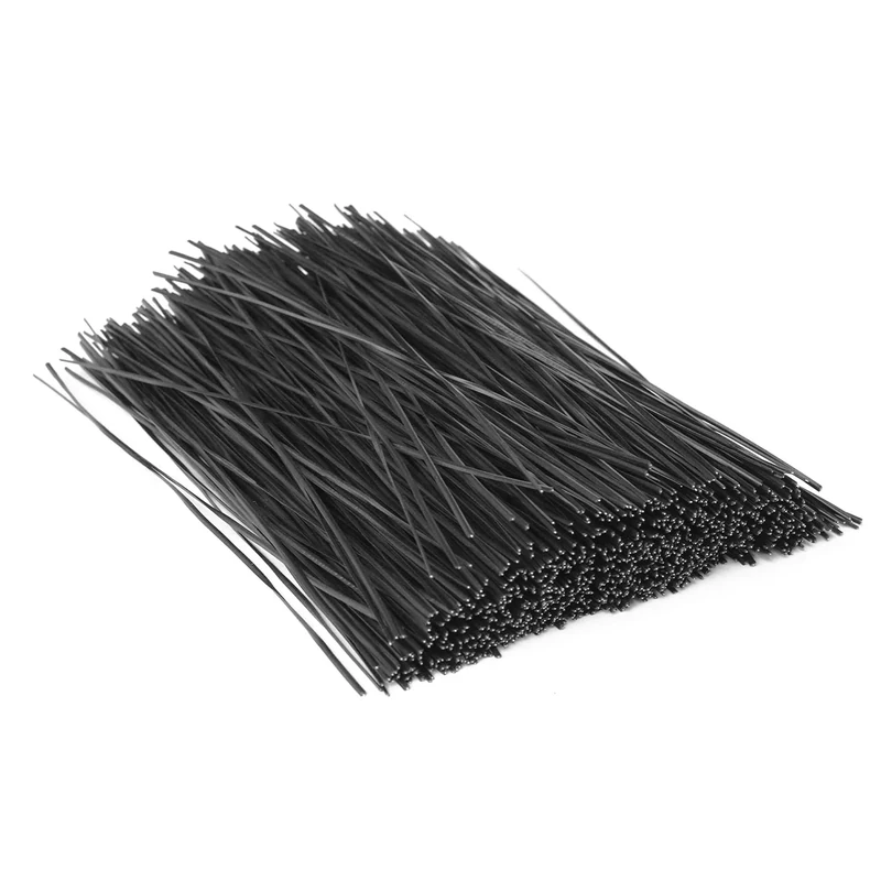 HHTHH 1000 pcs 4 inch Black Cable Twist Ties Plastic Twist Ties with Rugged Metal Innercores Reusable Fastening Cable Cord Wire Ties