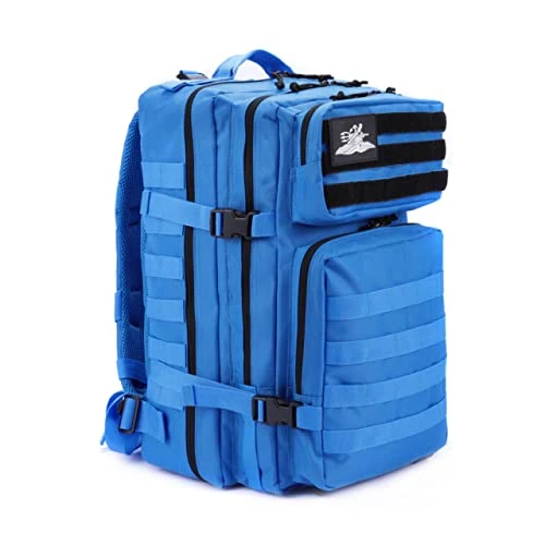 LHI Military Tactical Backpack for Men and Women 45L Army 3 Days Assault Pack Bag Large Rucksack with Molle System