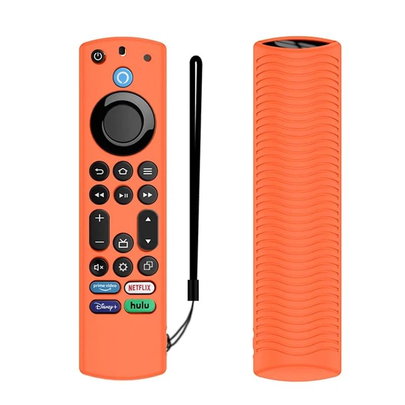FiiMan Silicone FireTV Remote Case - Anti-Slip, Shockproof Lanyard