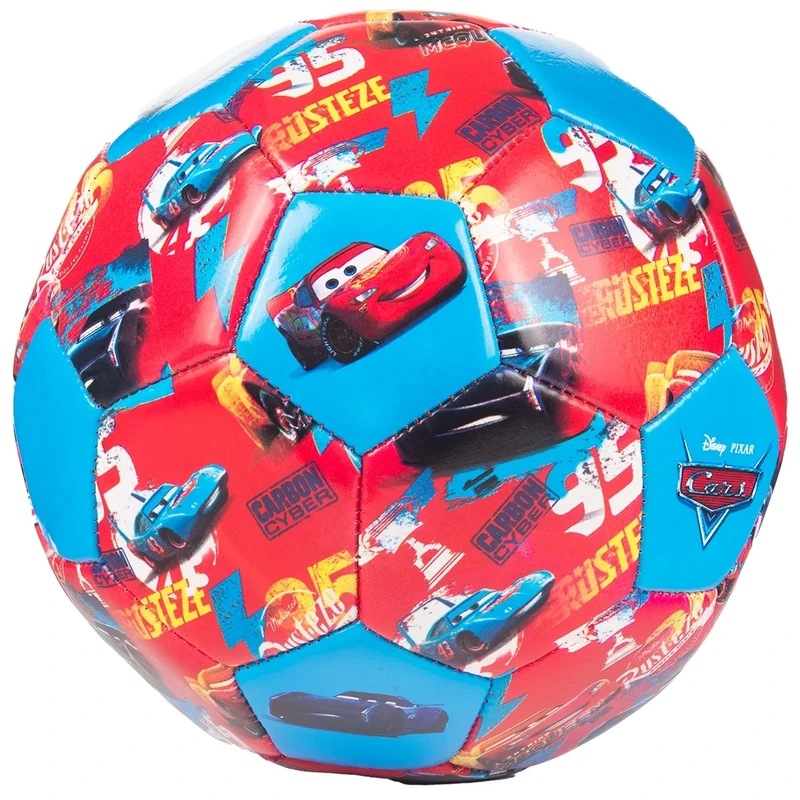 Disney Pixar Cars Soccer Ball, Repeat Print Youth Kids Mini Soccer Ball, Multi, Size 3