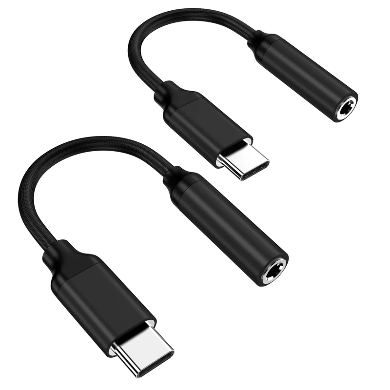 Paloxy USB-C to 3.5mm Headphone Adapter for Pixel, Galaxy, iPad