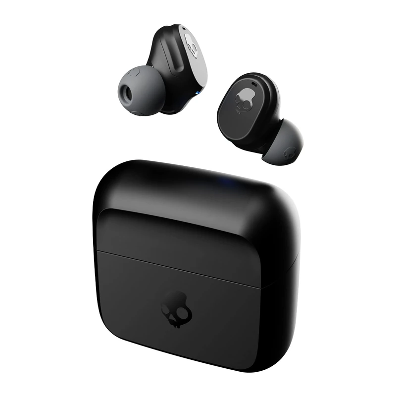 Skullcandy Mod Wireless Earbuds, Bluetooth Headphones, Up to 32 Hours Battery, Noise Isolating Fit, Sweat and Water Resistant, Microphone for iPhone Android - True Black