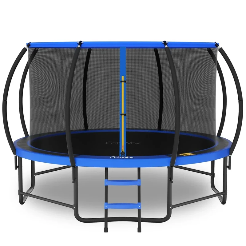 Trampolines 16FT Jump Recreational Trampolines with Enclosure Net - ASTM Approved - Combo Bounce Outdoor Trampoline for Kids Family Happy Time