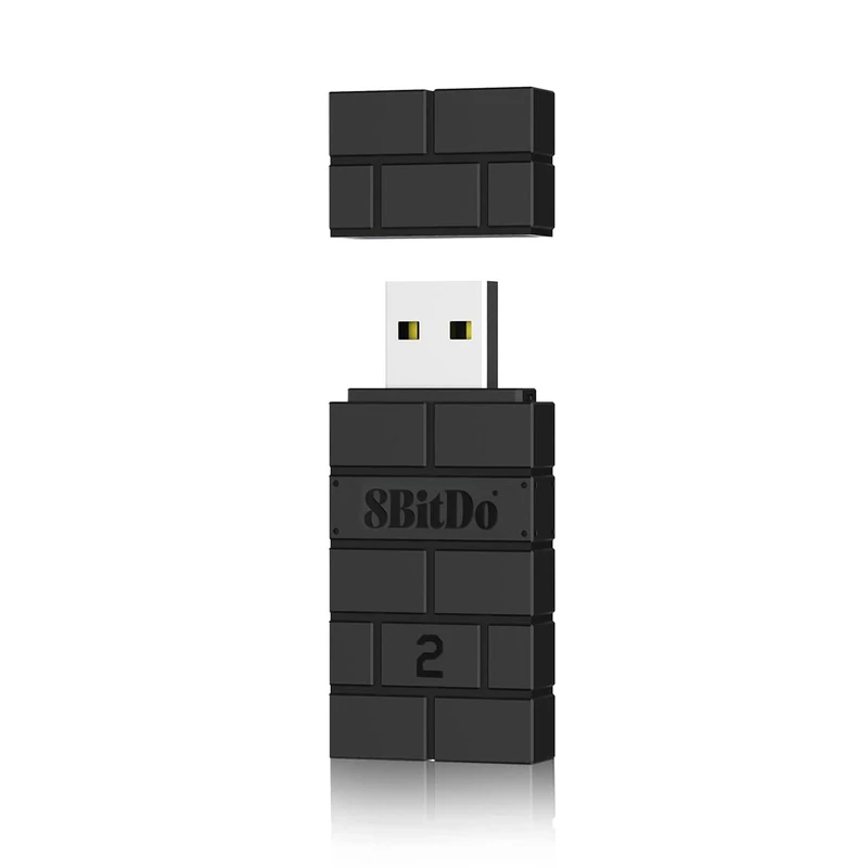 8Bitdo Adapter Switch Controller Adapter 2 USB Wireless for Windows, Mac & Raspberry Pi, Compatible with Xbox Series X & S, PS5/PS4/PS3 Controllers - Image 1