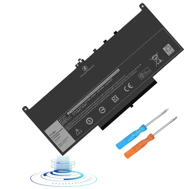 VNYUNQWE J60J5 Battery for Dell Latitude E7470/E7270 - 7.6V 55Wh