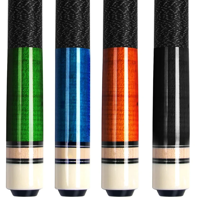 AKLOT Pool Cues,Set of 4 Pool 58" Cue Sticks Canadian Maple Wood Cue Stick for Professional Billiard Players 18 19 20 21 oz