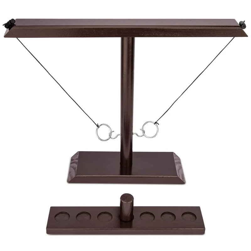 DreamToyz Ring Toss Game – Hook and Ring Game – Easy and Quick Installment Within Seconds – Largest Size 17 inch by 13 inch