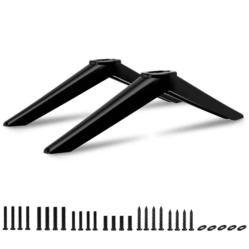 (Upgraded Version) Base Stand for TCL 32" 40" 43" 49" 50" 55" 65" Roku TV Legs, for 32S356 40FD2700 43S425 49S305 50S423 50S446 55S434 65S450R 65S425, TV Legs for TCL Roku TV Stand Legs wr Screws