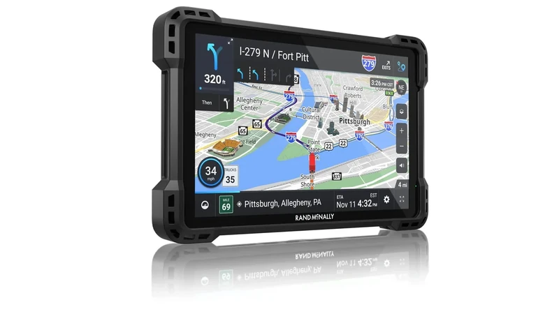 Rand McNally TND 1050 10-inch GPS Truck Navigator with Industry's Best Custom Trucking Routes, Rand Navigation 2.0, Download 2025 Maps + Built-in Camera - Image 1