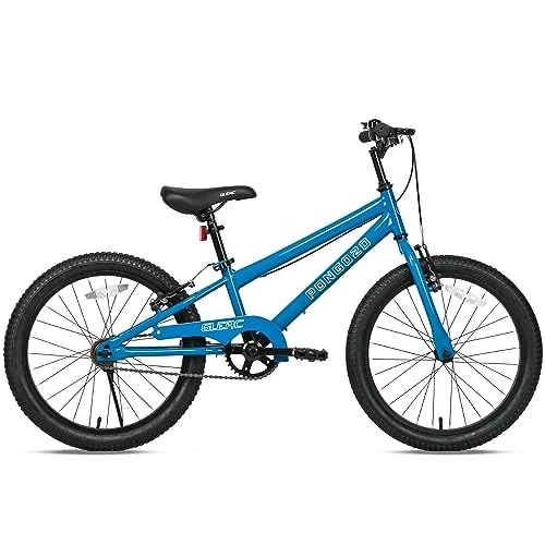 Glerc 20 inch Kids Girls Bike for 5 6 7 8 9 Years Old Boys and Girls, Children Road Bicycle with Dual Handbrakes and Kickstand,Pink