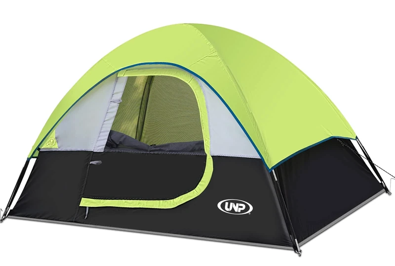 Camping Tent 2 Person, Waterproof Windproof Tent with Rainfly Easy Set up-Portable Dome Tents for Camping