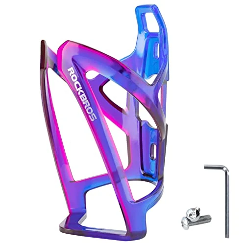 ROCKBROS Bicycle Water Bottle Cage, Ultra Lightweight Durable Bicycle Bottle Holder with Screw Tool, Universal Bicycle Drink Holder for Road Bikes, MTB Bikes